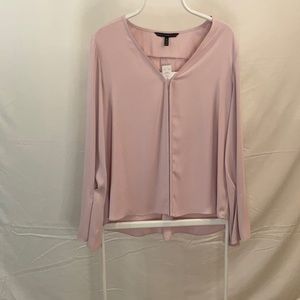 Cottage Rose blouse with drama sleeve - XL - White House Black Market NWT